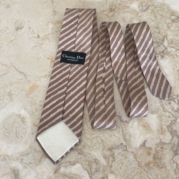 Vintage Christian Dior Silk Tie - Picture 3 of 10
